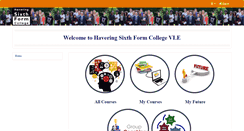 Desktop Screenshot of learning.havering-sfc.ac.uk