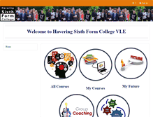 Tablet Screenshot of learning.havering-sfc.ac.uk